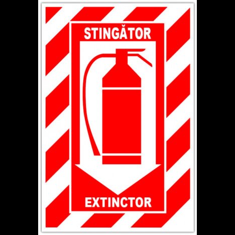 indicator pentru stingator si extinctor